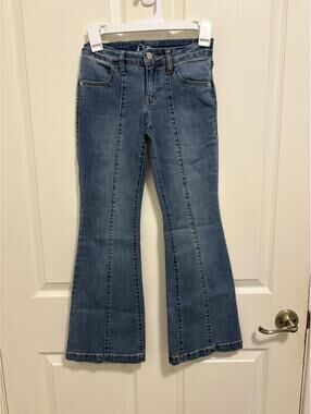 Art Class Girls' Blue Denim Flared Jeans  Size 12